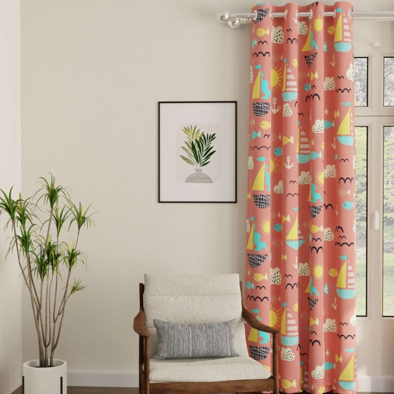 Blackout Curtains. Digital Printed Curtains. Pack of 1 Curtains - Nemo Terra - Image 2