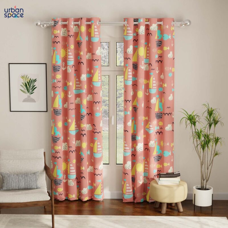 Blackout Curtains. Digital Printed Curtains. Pack of 1 Curtains - Nemo Terra - Image 3